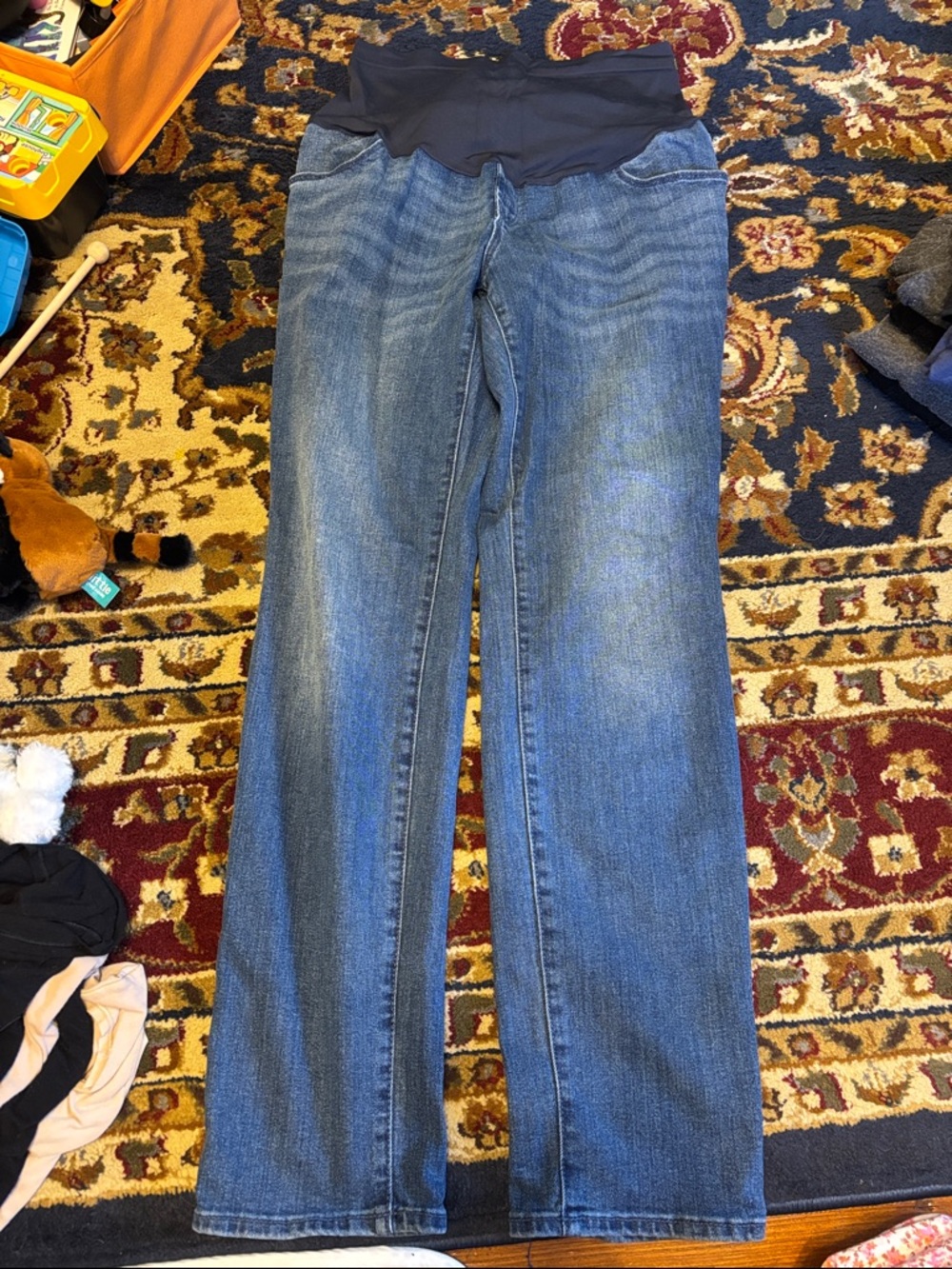 Old Navy Maternity WOW Jeans in Blue with Over Tummy Waistband